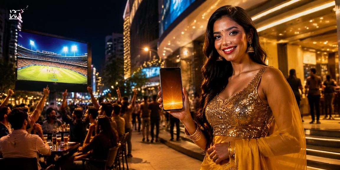 Live Andar Bahar dealer engaging players in an Indian online casino