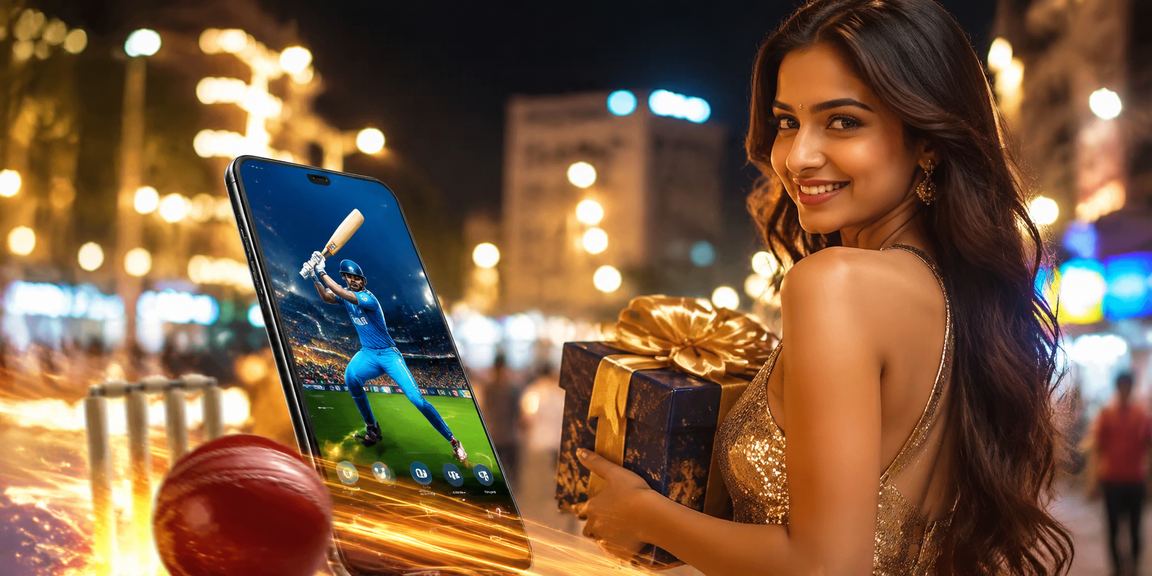 IPL night cricket match in India with fans cheering